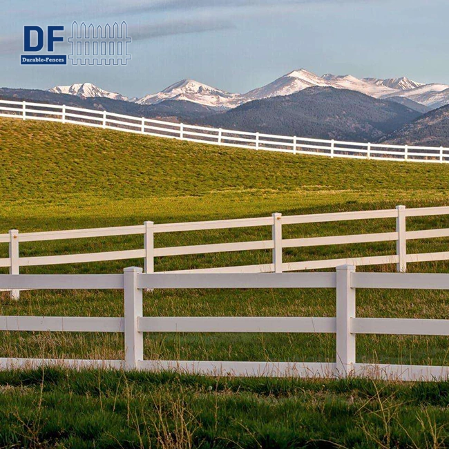 Vinyl Post And Rail Fencing